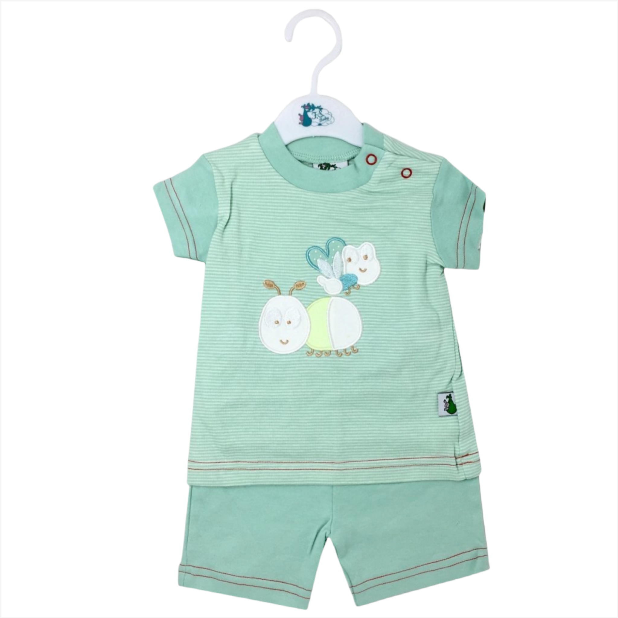 Conjunto Ropa Para Bebe Ni o Fsbaby 2 Pza Tipo Carters 11266